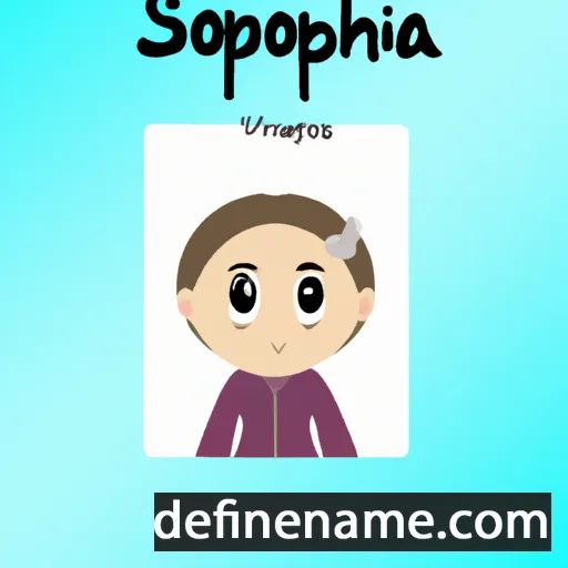 Sophina cartoon