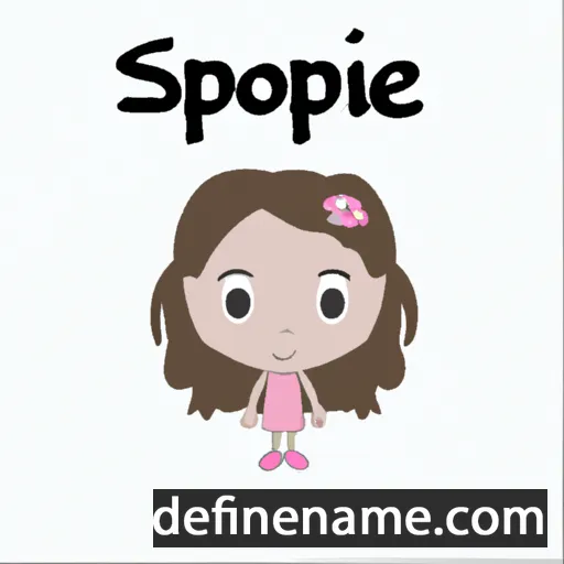 Sophine cartoon