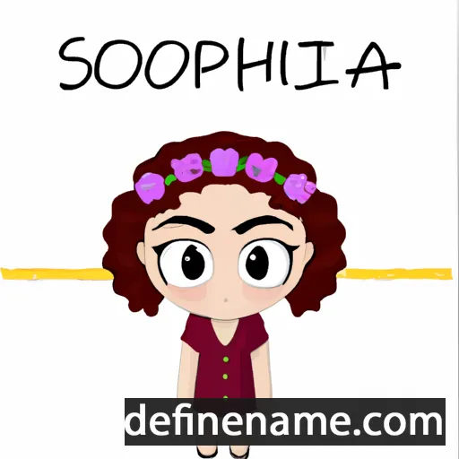 Sophnia cartoon