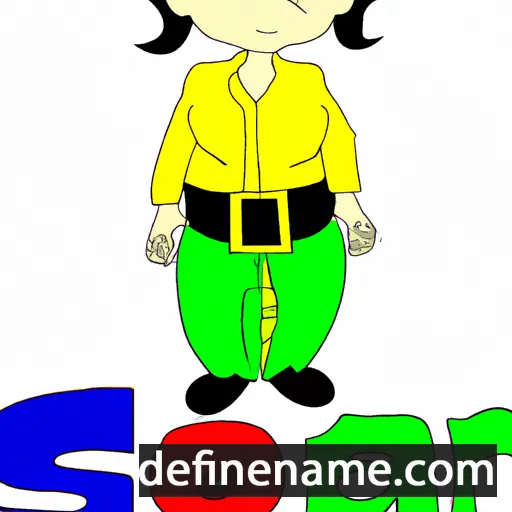 cartoon of the name Soran