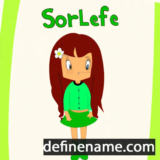 Sorrelle cartoon