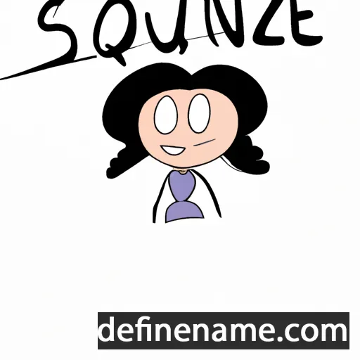 Souzane cartoon