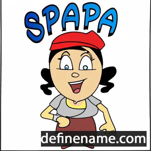 Spasena cartoon