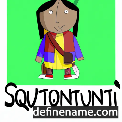 Squanto cartoon