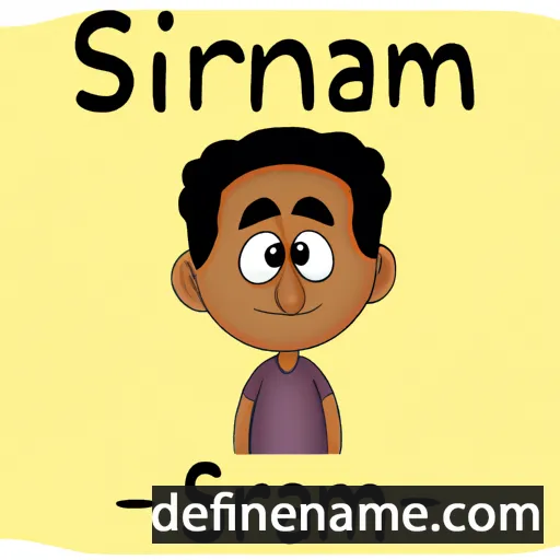 Sriram cartoon