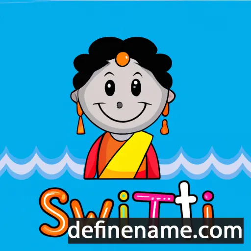 Sriwati cartoon