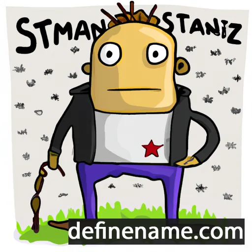 Stanimierz cartoon