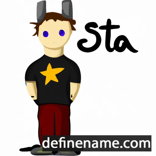 Staš cartoon