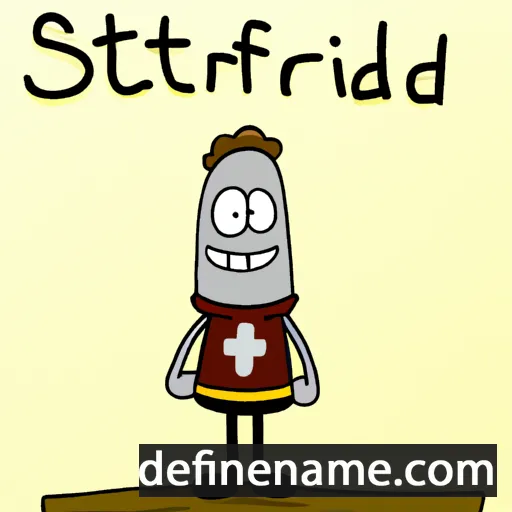 Steinfrid cartoon