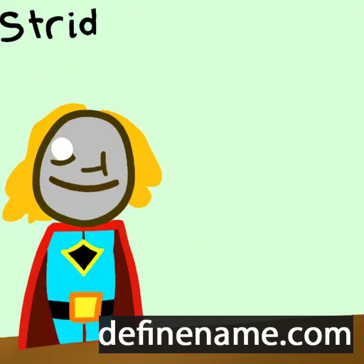 Steinríðr cartoon