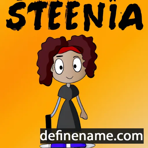 Stenia cartoon