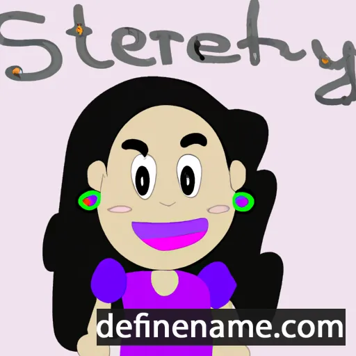 Sthefany cartoon