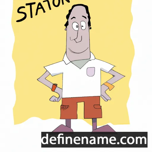 Stratone cartoon