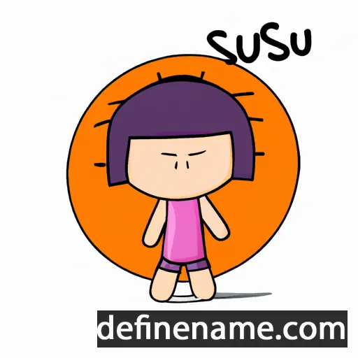 cartoon of the name Su