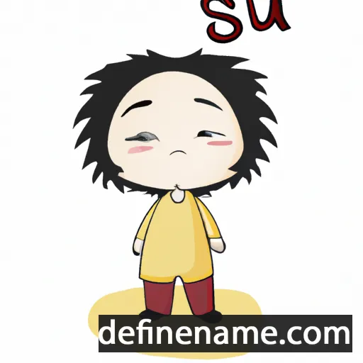 cartoon of the name Su