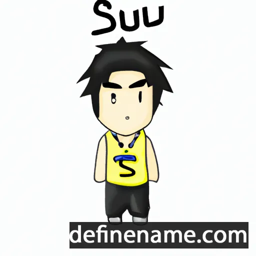 cartoon of the name Su