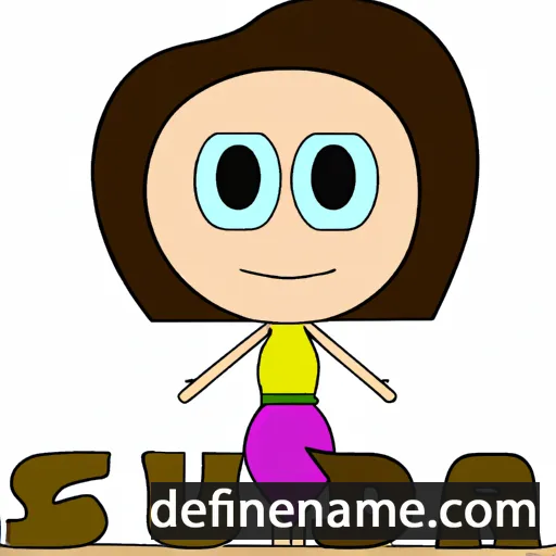 cartoon of the name Suada