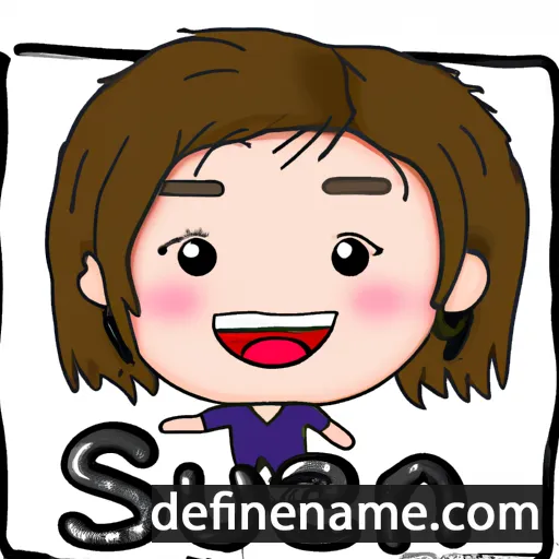 Sueann cartoon