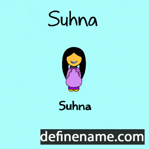 Suhana cartoon