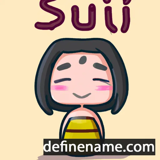 cartoon of the name Sui