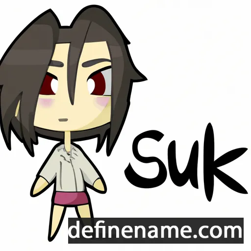 cartoon of the name Suki