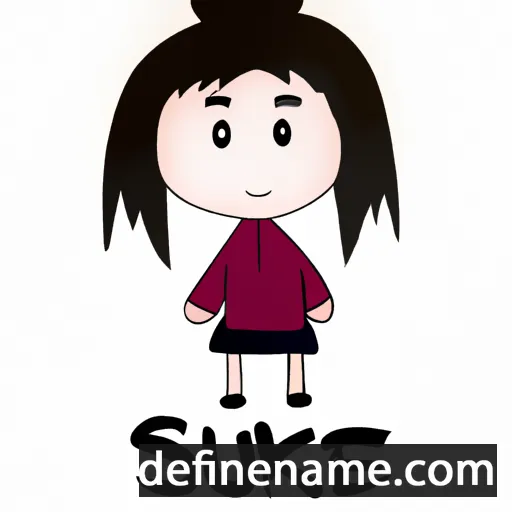 cartoon of the name Sukie