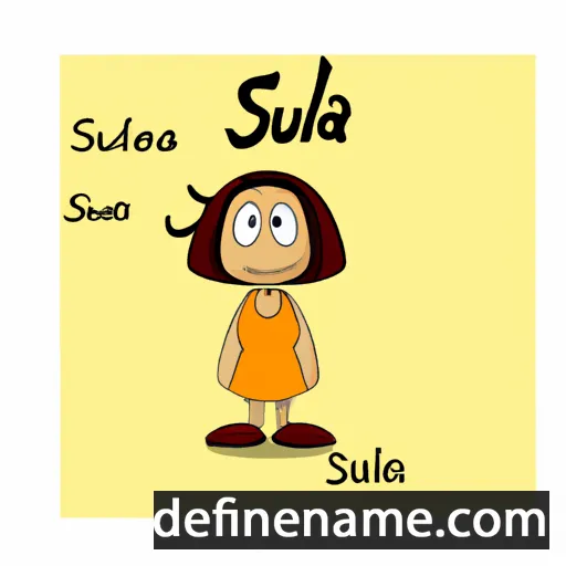 cartoon of the name Sula