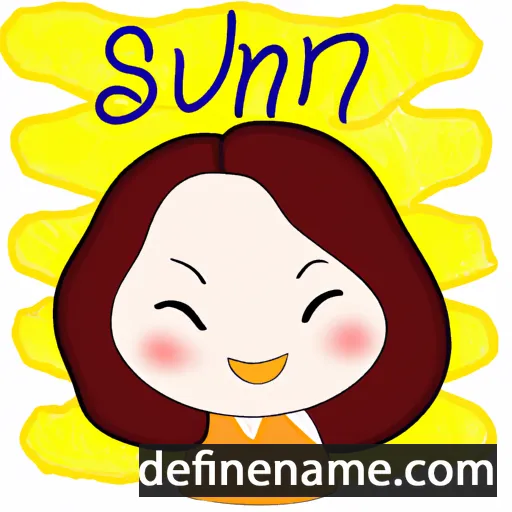 Sun-mi cartoon