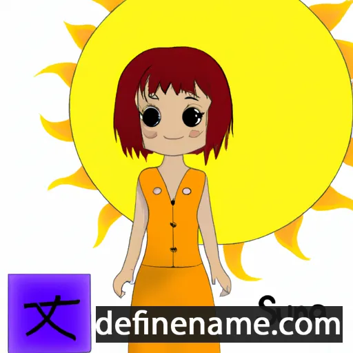 cartoon of the name Suna