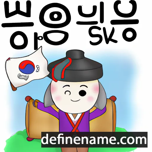 Sung-ok cartoon