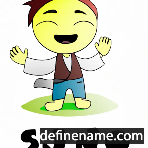 cartoon of the name Suno