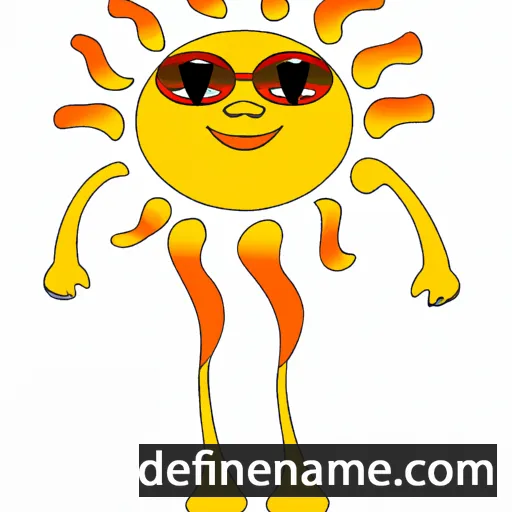 Sunshyne cartoon