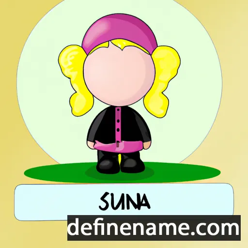 Süsanna cartoon