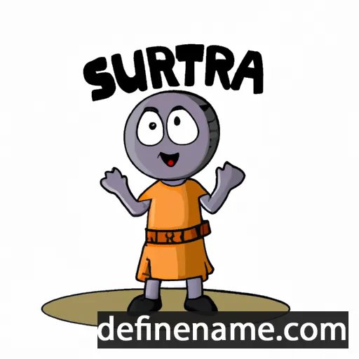 cartoon of the name Surata