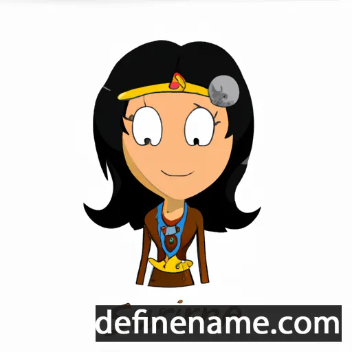 cartoon of the name Suriana