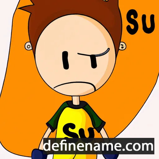 cartoon of the name Sus