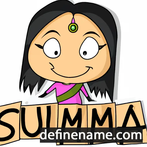 Sushma cartoon