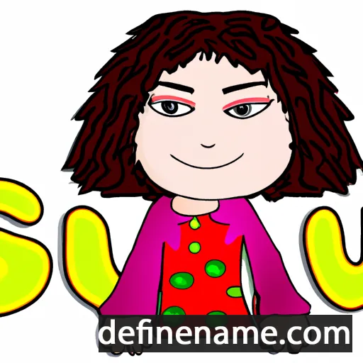 cartoon of the name Susi