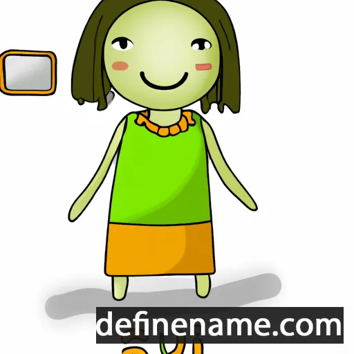 cartoon of the name Suvi