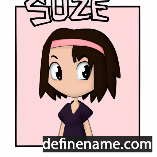 Suzue cartoon