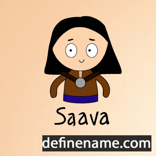 Svatěna cartoon