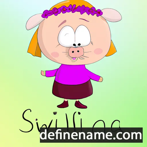 Swinþila cartoon