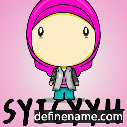 Syafiqah cartoon