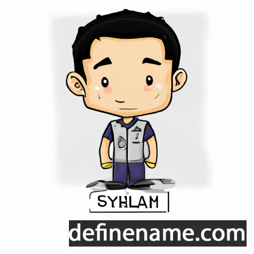 Syahril cartoon