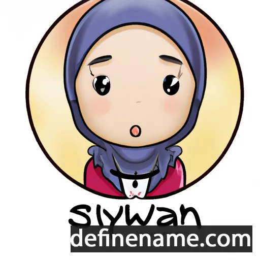 Syazwani cartoon