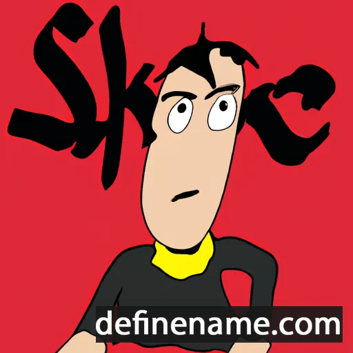 cartoon of the name Syke