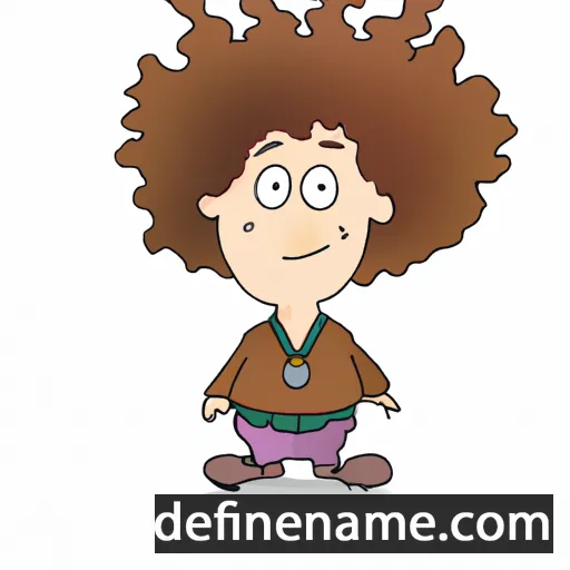 cartoon of the name Symon