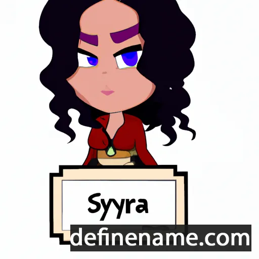 Syrah cartoon