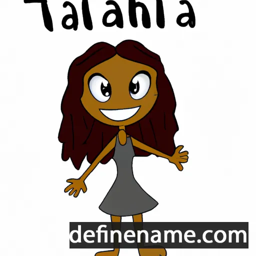 Tahilia cartoon