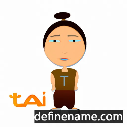 cartoon of the name Tai